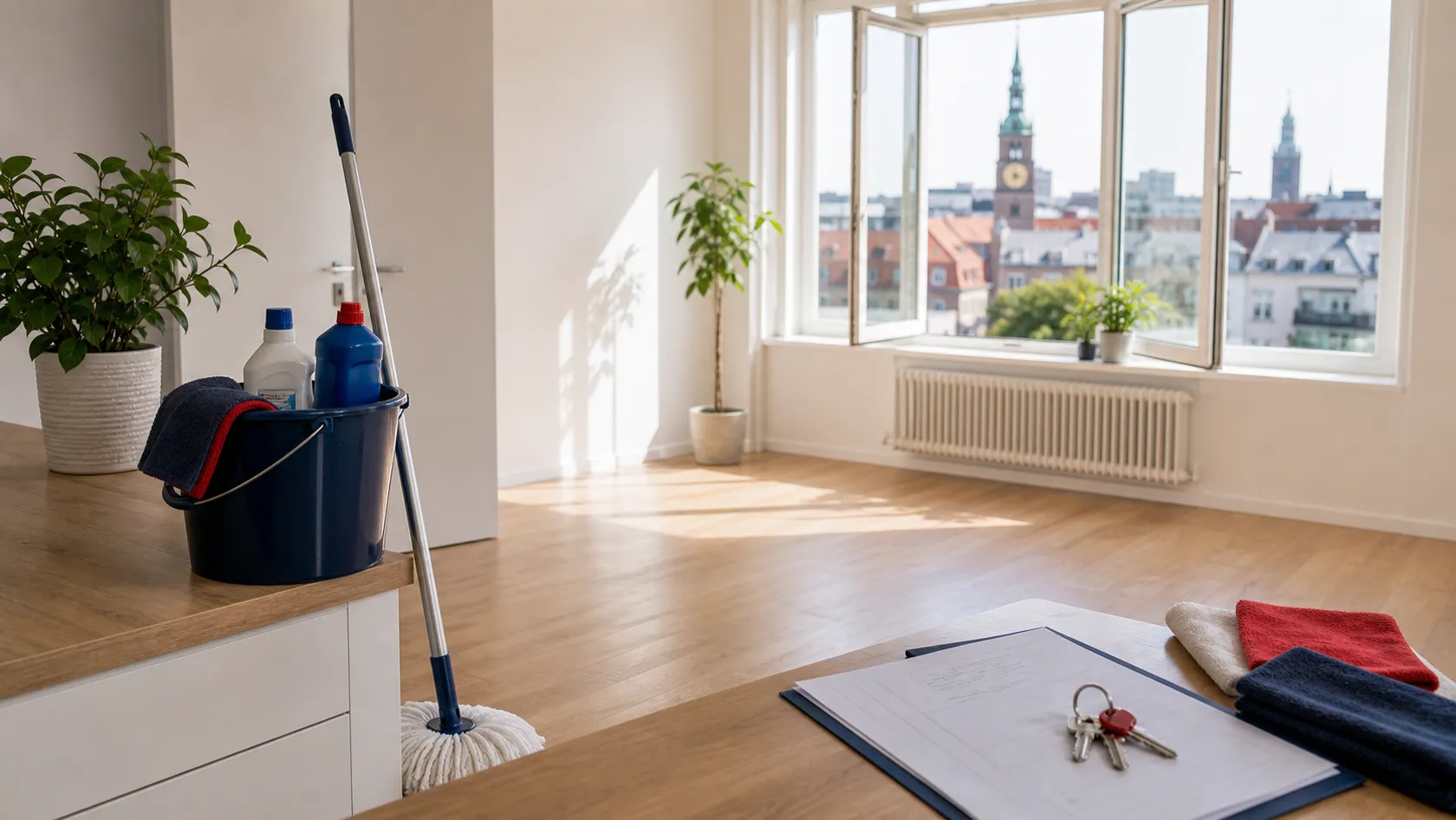 Nach der Räumung direkt sauber weitergeben.